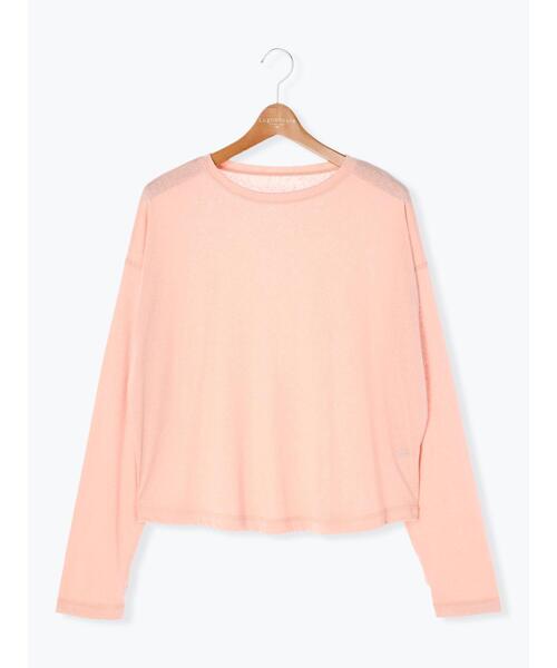 Lugnoncure（ルノンキュール）の「シアースラブトップス（ニット/セーター・レディース・オフホワイト/ブルー/ピンク/ブラック・F）」の22枚目の写真