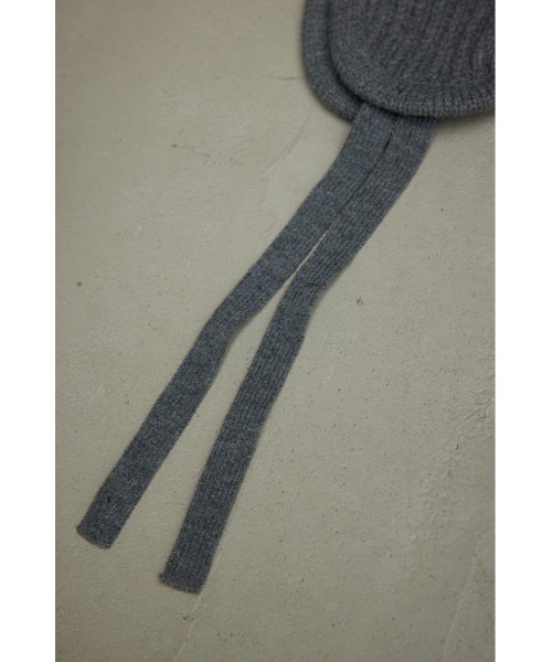 AZUL by moussy(アズールバイマウジー)の「フライトニットキャップ(ニットキャップ/ビーニー・レディース・ブルー/杢グレー/アイボリー・FREE)」の7枚目の写真