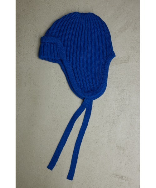AZUL by moussy(アズールバイマウジー)の「フライトニットキャップ(ニットキャップ/ビーニー・レディース・ブルー/杢グレー/アイボリー・FREE)」の11枚目の写真
