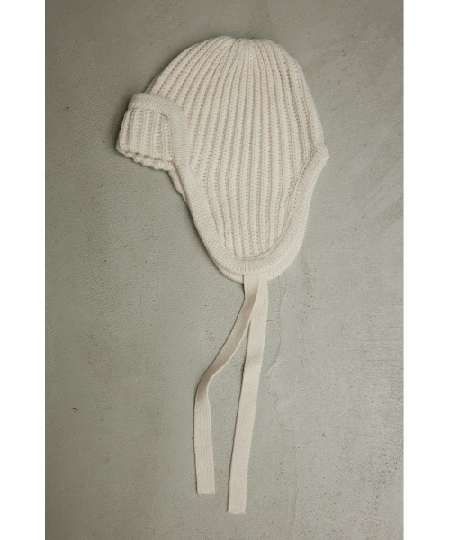 AZUL by moussy(アズールバイマウジー)の「フライトニットキャップ(ニットキャップ/ビーニー・レディース・ブルー/杢グレー/アイボリー・FREE)」の18枚目の写真