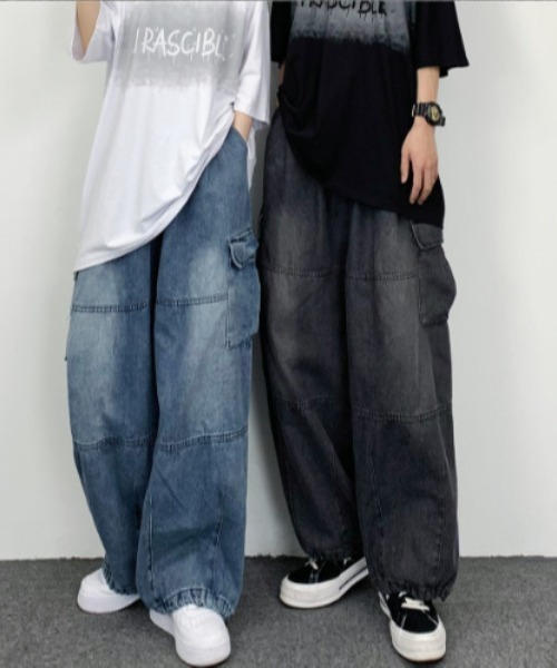 REBALANCE(リバランス)の「デニムカーゴパンツ ユニセックス(カーゴパンツ・レディース・B/A・MEDIUM/LARGE/SMALL/X-LARGE)」の12枚目の写真