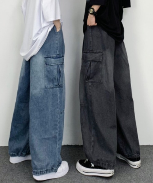 REBALANCE(リバランス)の「デニムカーゴパンツ ユニセックス(カーゴパンツ・レディース・B/A・MEDIUM/LARGE/SMALL/X-LARGE)」の14枚目の写真