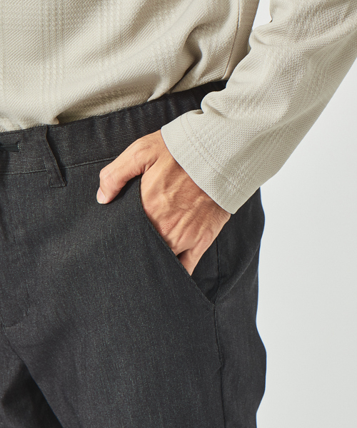 ABAHOUSE GRAY（アバハウスグレイ）の「【ハイパーストレッチ】ピンヘッド イージースラックス（スラックス・メンズ・ネイビー/グレイッシュベージュ/ブラック/ライトブラウン/グレー・48/50/46/44）」の12枚目の写真