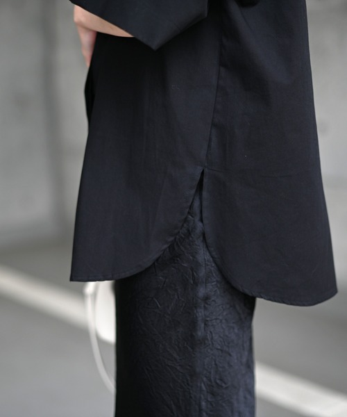 Marient（マリエント）の「メイカラーシャツ（シャツ/ブラウス・レディース・ホワイト/ブラック・FREE）」の6枚目の写真