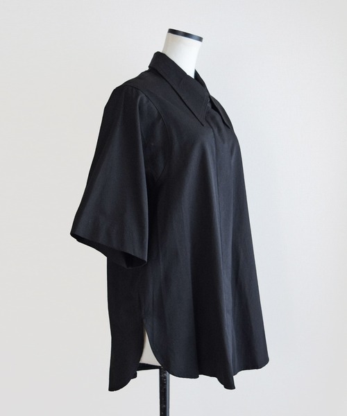 Marient（マリエント）の「メイカラーシャツ（シャツ/ブラウス・レディース・ホワイト/ブラック・FREE）」の8枚目の写真