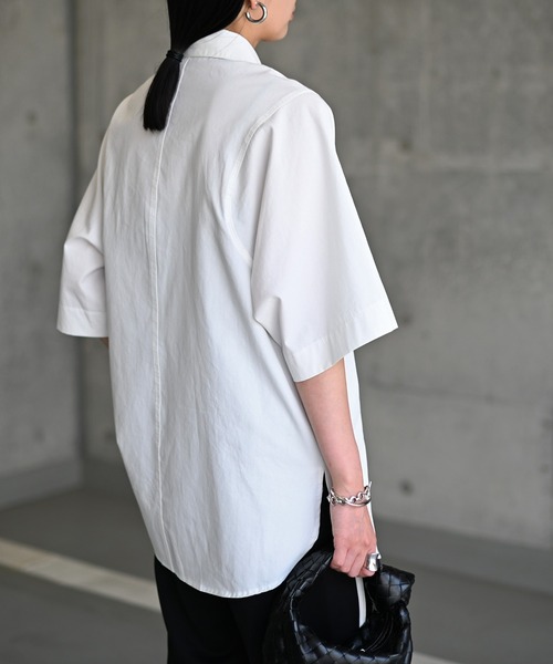 Marient（マリエント）の「メイカラーシャツ（シャツ/ブラウス・レディース・ホワイト/ブラック・FREE）」の16枚目の写真