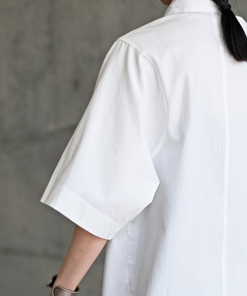 Marient（マリエント）の「メイカラーシャツ（シャツ/ブラウス・レディース・ホワイト/ブラック・FREE）」の17枚目の写真