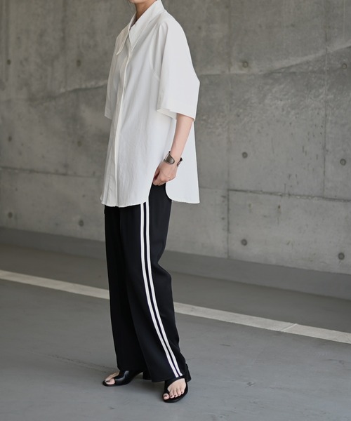 Marient（マリエント）の「メイカラーシャツ（シャツ/ブラウス・レディース・ホワイト/ブラック・FREE）」の20枚目の写真