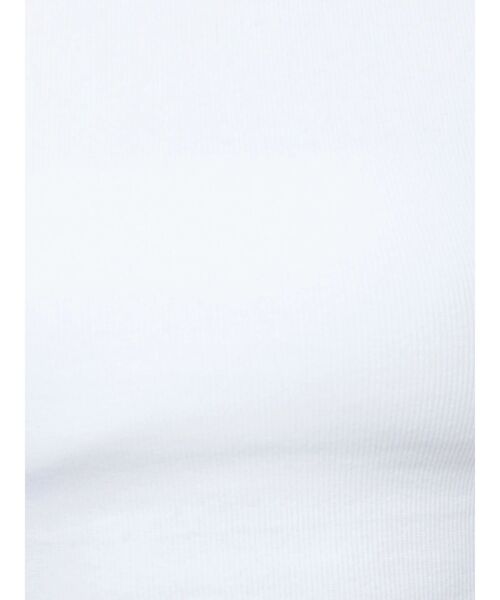 EVRIS（エヴリス）の「バックストラップリブトップス（Tシャツ/カットソー・レディース・ブラック/カーキ/ホワイト/グレー・FREE）」の7枚目の写真