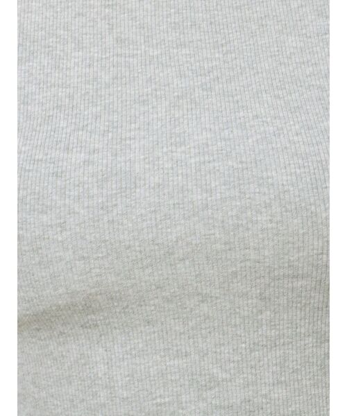 EVRIS（エヴリス）の「バックストラップリブトップス（Tシャツ/カットソー・レディース・ブラック/カーキ/ホワイト/グレー・FREE）」の10枚目の写真