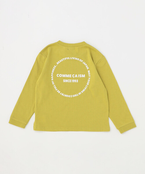 COMME CA ISM(コムサイズム)の「ロゴプリント 長袖Tシャツ(Tシャツ/カットソー・キッズ・オレンジ/マスタード/ホワイト/ブラック・110cm/150cm/120cm/130cm/140cm)」の8枚目の写真