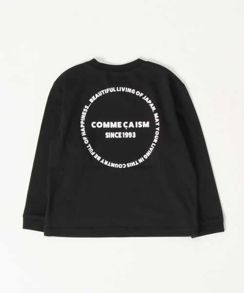 COMME CA ISM(コムサイズム)の「ロゴプリント 長袖Tシャツ(Tシャツ/カットソー・キッズ・オレンジ/マスタード/ホワイト/ブラック・110cm/150cm/120cm/130cm/140cm)」の2枚目の写真
