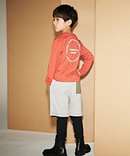 COMME CA ISM(コムサイズム)の「ロゴプリント 長袖Tシャツ(Tシャツ/カットソー・キッズ・オレンジ/マスタード/ホワイト/ブラック・110cm/150cm/120cm/130cm/140cm)」の6枚目の写真