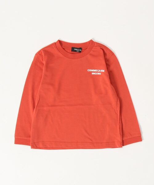 COMME CA ISM(コムサイズム)の「ロゴプリント 長袖Tシャツ(Tシャツ/カットソー・キッズ・オレンジ/マスタード/ホワイト/ブラック・110cm/150cm/120cm/130cm/140cm)」の7枚目の写真