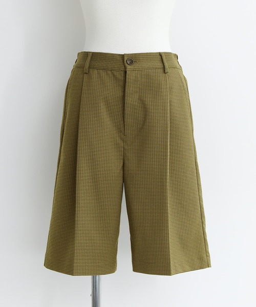 osharewalker（オシャレウォーカー）の「【廃盤】『グレンチェック柄センタープレスハーフパンツ』（その他パンツ・レディース・グレー/カーキ・1/2）」の12枚目の写真