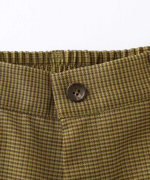 osharewalker（オシャレウォーカー）の「【廃盤】『グレンチェック柄センタープレスハーフパンツ』（その他パンツ・レディース・グレー/カーキ・1/2）」の16枚目の写真