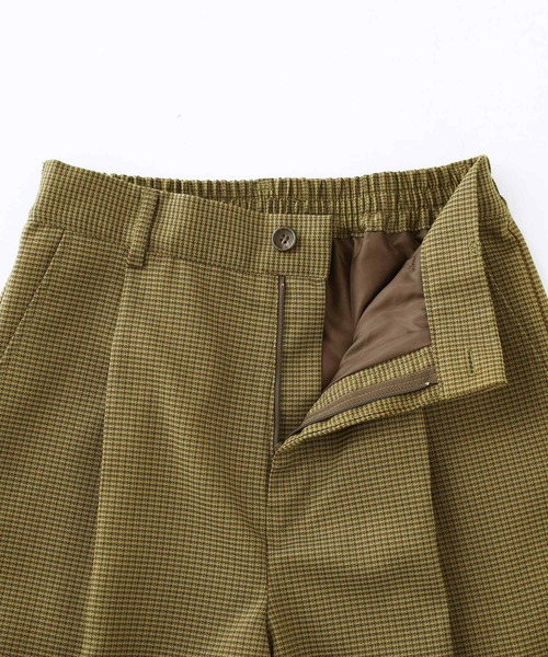 osharewalker（オシャレウォーカー）の「【廃盤】『グレンチェック柄センタープレスハーフパンツ』（その他パンツ・レディース・グレー/カーキ・1/2）」の17枚目の写真