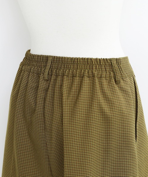 osharewalker（オシャレウォーカー）の「【廃盤】『グレンチェック柄センタープレスハーフパンツ』（その他パンツ・レディース・グレー/カーキ・1/2）」の19枚目の写真