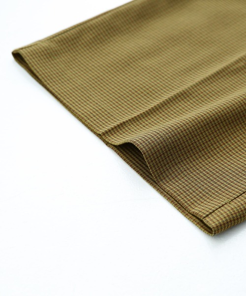 osharewalker（オシャレウォーカー）の「【廃盤】『グレンチェック柄センタープレスハーフパンツ』（その他パンツ・レディース・グレー/カーキ・1/2）」の20枚目の写真