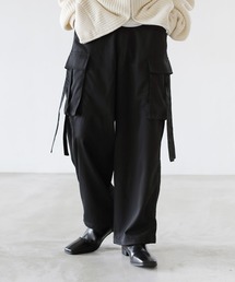 ストレッチドレープバギーカーゴパンツ