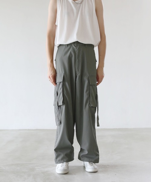 ストレッチドレープバギーカーゴパンツ（カーゴパンツ