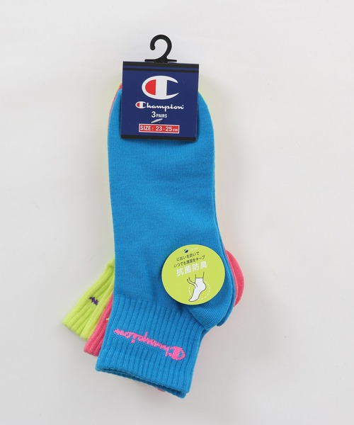Champion（チャンピオン）の「【Champion/チャンピオン】レディース 【3足組】クォーターレングスソックス（ソックス/靴下・レディース・その他1/その他/その他3・SMALL）」の6枚目の写真