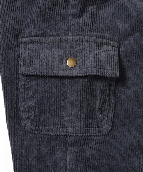 BEAMS mini(ビームスミニ)の「BEAMS mini / コーデュロイ カーゴパンツ 23FW(90~150cm)(カーゴパンツ・キッズ・オリーブ/ブルー・120/110/100/150/140/130/90)」の14枚目の写真