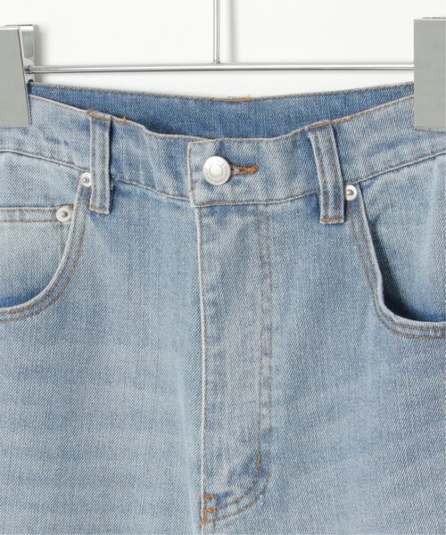 notch.(ノッチ)の「カーブデニムパンツ(デニムパンツ・レディース・ブラック/スカイブルー/インディゴブルー・L/M/S)」の17枚目の写真