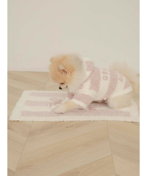 gelato pique（ジェラートピケ）の「【CAT&DOG】【販路限定商品】ジェラートメランジ2ボーダーフーディ（ペットウェア・レディース・ブラウン/ピンク/ベージュ・LARGE/SMALL/MEDIUM）」の10枚目の写真