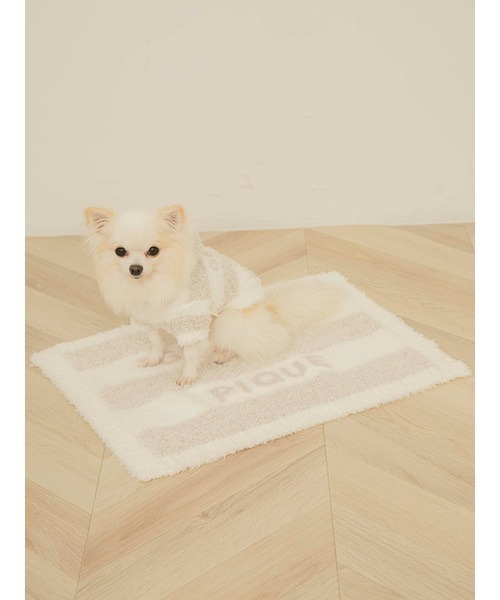 gelato pique（ジェラートピケ）の「【CAT&DOG】【販路限定商品】ジェラートメランジ2ボーダーフーディ（ペットウェア・レディース・ブラウン/ピンク/ベージュ・LARGE/SMALL/MEDIUM）」の14枚目の写真