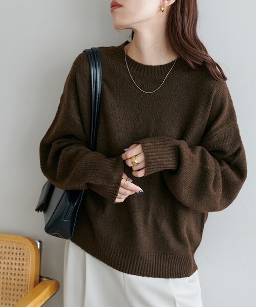 セール】【新色追加!/WEB限定】メランジニットプルオーバー（ニット
