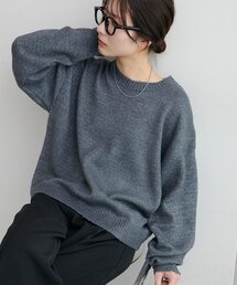【WEB限定】メランジニットプルオーバー