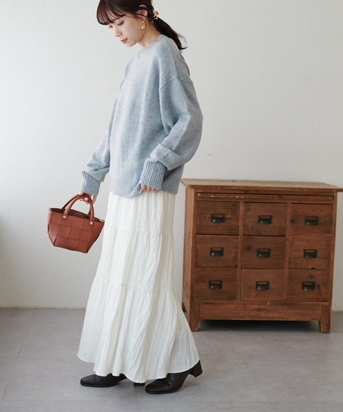 セール】【新色追加!/WEB限定】メランジニットプルオーバー（ニット