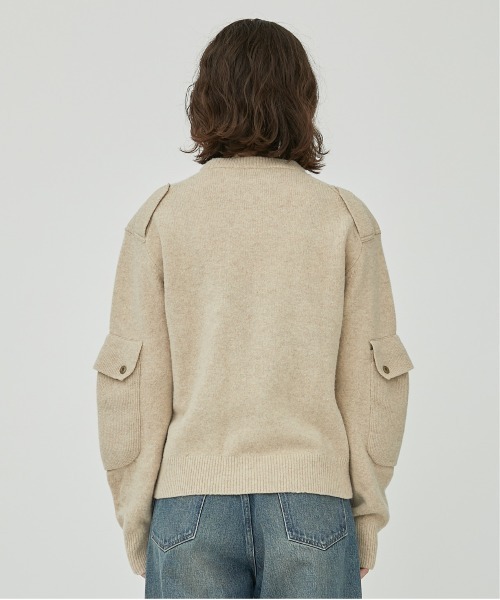 INSCRIRE/アンスクリア】シェトランドミリタリープルオーバー（ニット