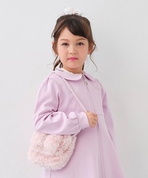 フェイクファーリボン　ポシェット