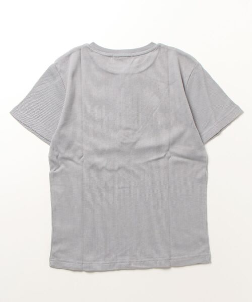 Mag.（マグ）の「【RDS】サーマル半袖ヘンリーネックTシャツ（Tシャツ/カットソー・メンズ・グレー/サックスブルー/ホワイト/ピンク/ブラック/ネイビー/カーキ・LARGE/X-LARGE/MEDIUM）」の11枚目の写真