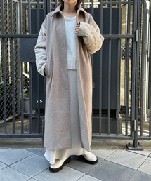 LEPSIM | キルト切り替えロングコート　989800(その他アウター)