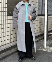 LEPSIM | キルト切り替えロングコート　989800(その他アウター)