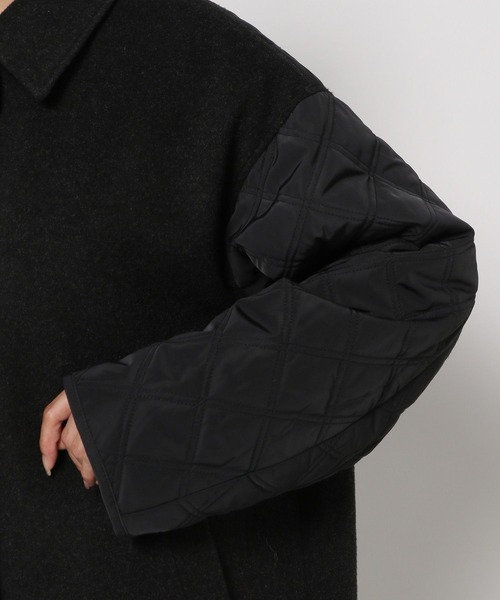 LEPSIM（レプシィム）の「キルト切り替えロングコート　989800（その他アウター・レディース・ベージュ/グレー/チャコールグレー・FREE）」の18枚目の写真