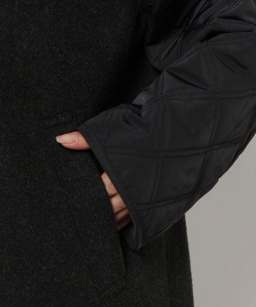 LEPSIM（レプシィム）の「キルト切り替えロングコート　989800（その他アウター・レディース・ベージュ/グレー/チャコールグレー・FREE）」の19枚目の写真