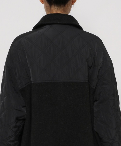 LEPSIM（レプシィム）の「キルト切り替えロングコート　989800（その他アウター・レディース・ベージュ/グレー/チャコールグレー・FREE）」の22枚目の写真