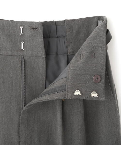 PROPORTION BODY DRESSING（プロポーションボディドレッシング）の「ベルト付タックワイドパンツ / 1214130100（その他パンツ・レディース・ベージュ/グレー・SMALL/MEDIUM）」の16枚目の写真