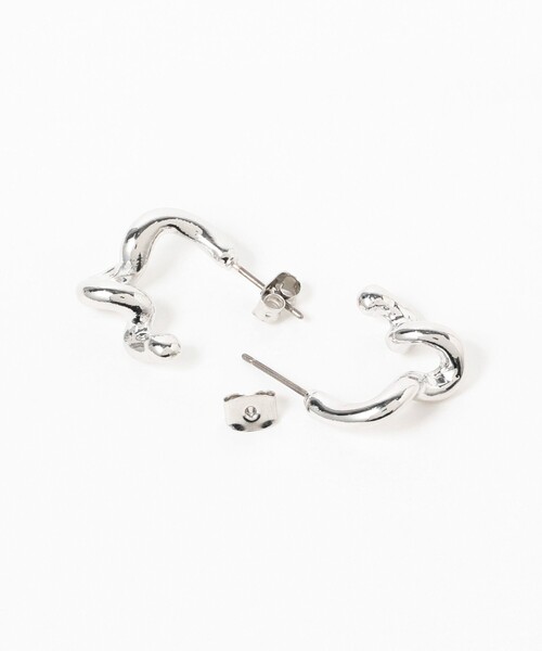 B:MING by BEAMS（ビーミングバイビームス）の「B:MING by BEAMS / ニュアンス ピアス（ピアス（両耳用）・レディース・シルバー/ゴールド・ONE SIZE）」の3枚目の写真