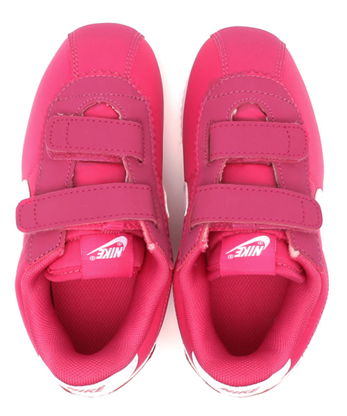 NIKE(ナイキ)の「ベビー キッズ ナイキ コルテッツ ピンク ベルクロ NIKE CORTEZ NYLON TDV 749516-600(スニーカー・キッズ・ピンク・15cm/14cm/13cm/16cm)」の9枚目の写真