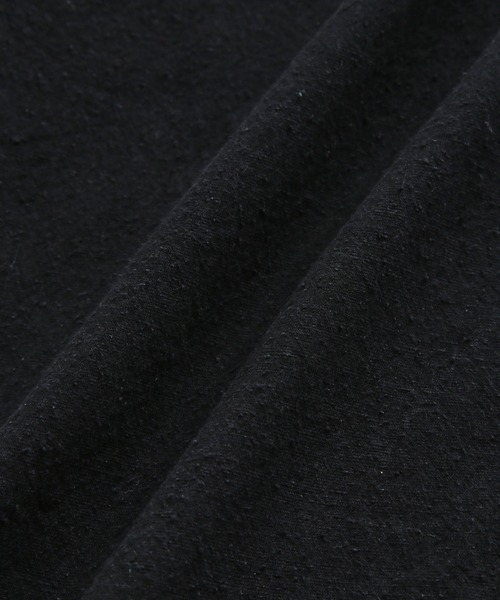 ADAM ET ROPE'（アダムエロペ）の「コットン シルクネップ ルーズシルエット レギュラーカラー シャツ / セットアップ対応 / ロングシーズン着用可能（シャツ/ブラウス・メンズ・ブラック/ブラック系その他3/ネイビー・L/M）」の12枚目の写真