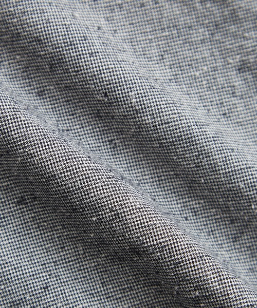 ADAM ET ROPE'（アダムエロペ）の「コットン シルクネップ ルーズシルエット レギュラーカラー シャツ / セットアップ対応 / ロングシーズン着用可能（シャツ/ブラウス・メンズ・ブラック/ブラック系その他3/ネイビー・L/M）」の10枚目の写真