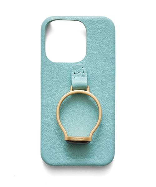 HASHIBAMI（ハシバミ）の「【HASHIBAMI】天然石リング iPhoneケース ※iPhone15pro 用（スマホケース/カバー・レディース・パープル/グレー/シルバー/アクア/レモンイエロー・FREE）」の9枚目の写真