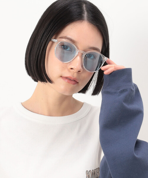 Purple&Yellow(パープルアンドイエロー)の「ボストン型 サングラス(サングラス・メンズ・ライトグリーン/ブルー/チャコールグレー・FREE)」の1枚目の写真