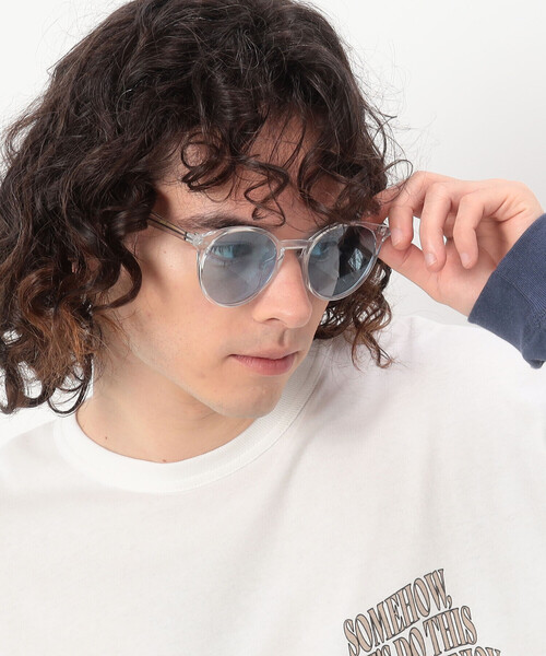 Purple&Yellow(パープルアンドイエロー)の「ボストン型 サングラス(サングラス・メンズ・ライトグリーン/ブルー/チャコールグレー・FREE)」の17枚目の写真