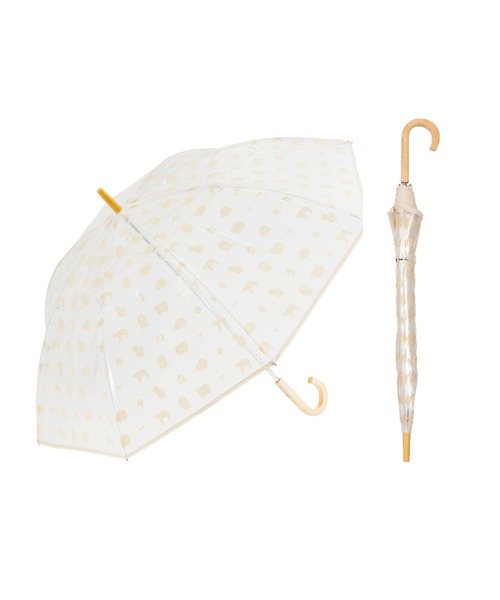 Waterfront（ウォーターフロント）の「kippis パイピングビニール（長傘・レディース・ブルー/ライトブルー/ブラック/ラベンダー/ベージュ/ピンク・FREE）」の3枚目の写真